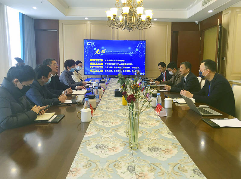  安徽省纺织行业协会到yl23455永利官网科技调研走访 